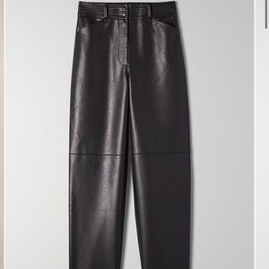 Aritzia leather pants